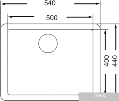 Кухонная мойка Asil AS 359 (полированная, 1 мм)