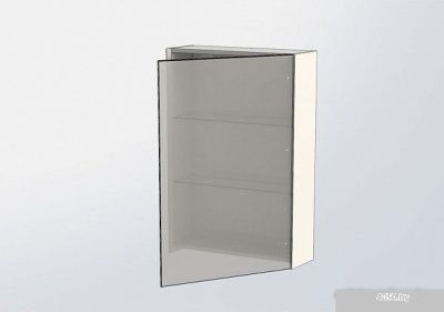 Aquanet Шкаф с зеркалом Йорк 60 (белый)