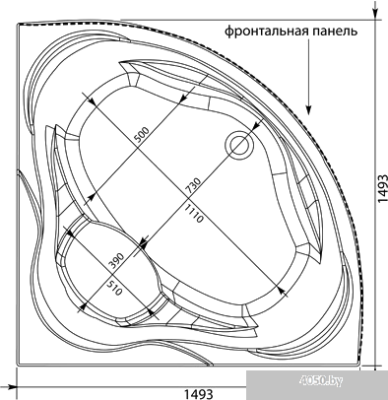 Ванна Aquanet Malta New 150x150
