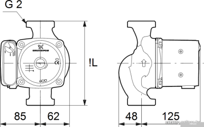 Насос Grundfos UPS 32-55 180