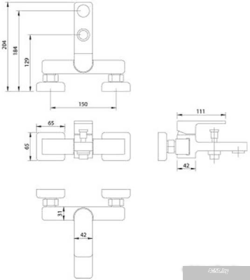 Смеситель Omnires Baretti BA7830 CR