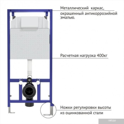 Унитаз Berges Wasserhaus Ego XL Rimless + Toma SO + Novum525 + L5 Soft Touch 043234