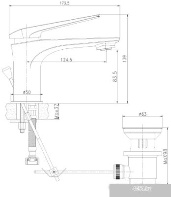 Смеситель Lemark Allegro LM5906CW