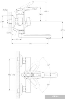 Смеситель G.Lauf LOF3-A033