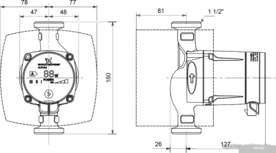 Насос Grundfos Alpha2 L 25-60 180