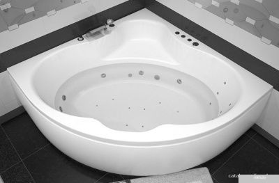 Ванна Aquanet Santiago 160x160 (с каркасом и экраном)