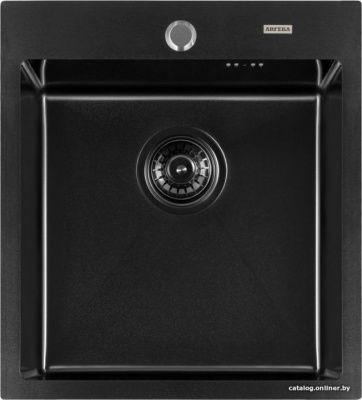 Кухонная мойка ARFEKA AF 450*505 Black PVD Nano