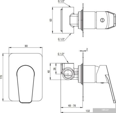 Deante Jasmin Nero BGJ N44L