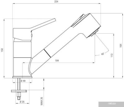 Deante Narcyz BDN 071M