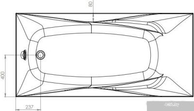 Ванна Astra-Form Вега Люкс 180x80