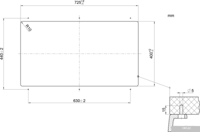 Кухонная мойка Blanco Subline 430/270-U 525991 (черный)