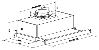 Кухонная вытяжка MAUNFELD VS Fast Glass 60 (бежевый)