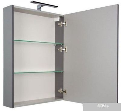 Aquanet Шкаф с зеркалом Алвита 60 00183989 (серый антрацит)