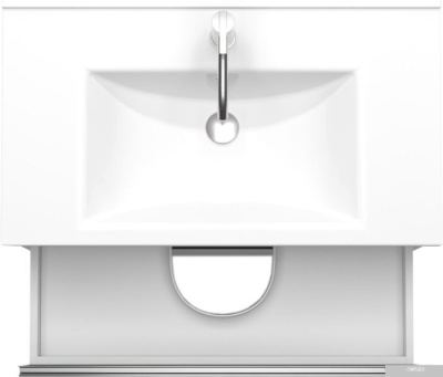 ЗОВ Тумба под умывальник Парма 60 P60LA0MWMC1A (аттик/белый матовый/алюминий)