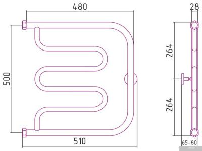 Сунержа Лира 500х500 00-0011-5050
