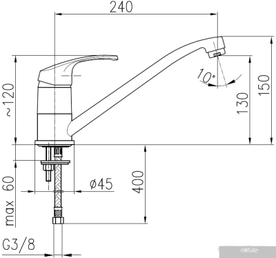 Смеситель Armatura 4213-915-00