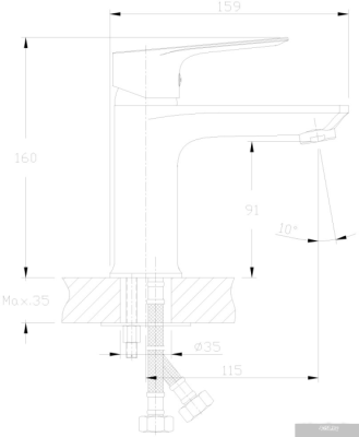 Смеситель Rossinka Silvermix RS27-11