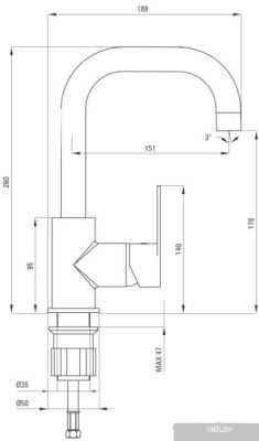 Deante Alpinia BGA 024M