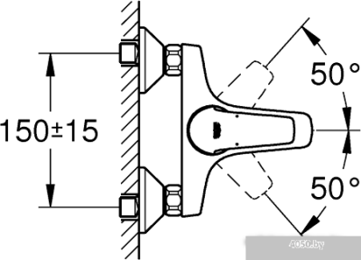 Смеситель Grohe BauFlow DN 15 23756000