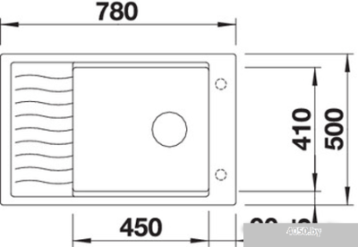 Кухонная мойка Blanco Elon XL 6 S (серый беж) 524841