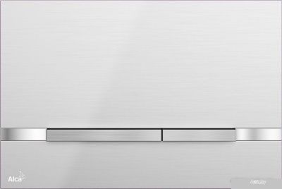 Панель смыва Alcaplast Flat Stripe Inox