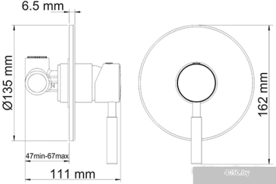 Смеситель Wasserkraft Main 4151