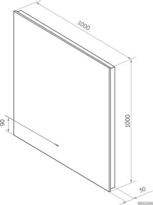 Континент Trezhe Led 100x100