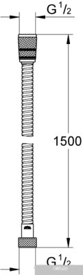 Grohe Rotaflex Metal Longlife 28417000 (хром)