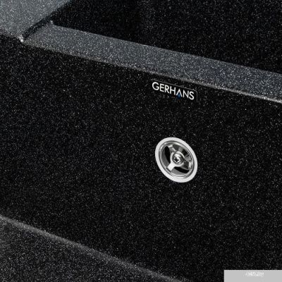 Кухонная мойка Gerhans C10 (черный)