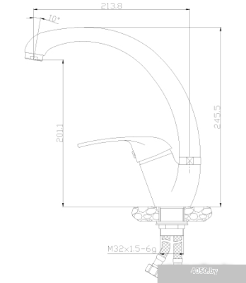 Смеситель Rossinka Silvermix Y40-23U