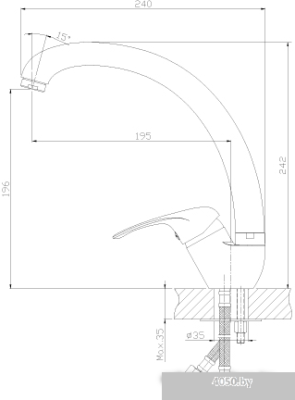 Смеситель Rossinka Silvermix A35-25