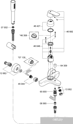 Смеситель Grohe Eurosmart Cosmopolitan 32831000