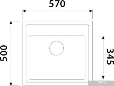 Кухонная мойка Kaiser KGM-5750 (серый)
