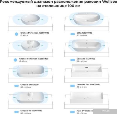 Wellsee Genuine Tree 162002000, 100 см (столешница)