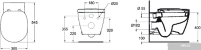 Унитаз Ideal Standard Connect E803501