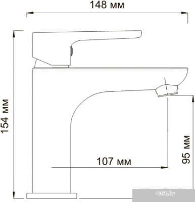 Смеситель Wasserkraft Leine 3504