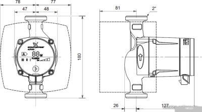 Насос Grundfos Alpha2 L 32-60 180