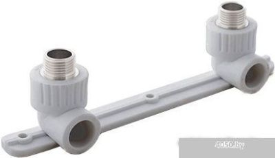 РосТурПласт Угольник ПП комбинированный под смеситель НР 20х1/2 11057