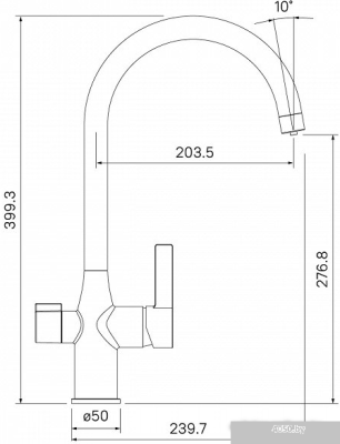 IDDIS Pure PURBNFJi05 (сатиновый хром)