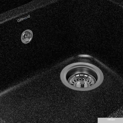 Кухонная мойка Gerhans E02 (черный)