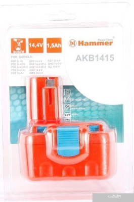 Hammer AKB1415 (14.4В/1.5 Ah)