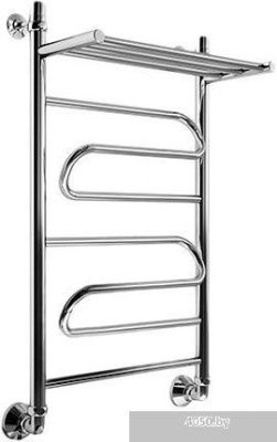 Полотенцесушитель Маргроид Вид 1 с полкой боковое подключение 80x50