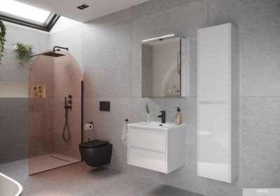 Sancos Тумба под умывальник Libra LB60W (белый глянец)