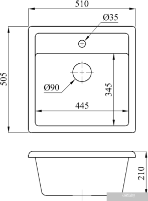 Кухонная мойка БелЭворс Rio (грей)