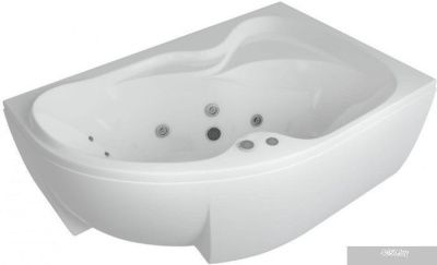 Ванна Aquatek Вега 170x105 без гидромассажа (правая, с экраном)