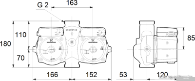 Насос Grundfos UPSD 32-50 180