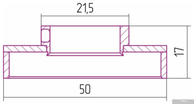 Сунержа TUBE 1/2 (21.3 мм) 00-1029-0001