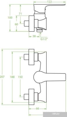 Смеситель Laveo Raila BLL 040D