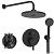 Ideal Standard Ceraline Black SetA6939XG-6