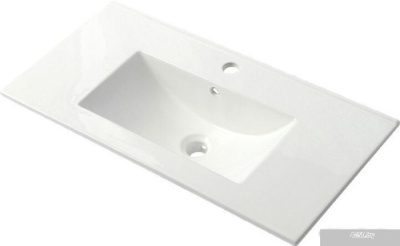 ЗОВ Тумба с умывальником Парма 90 P90LWP0MWHMC1A-OL90 (белый/белый галифакс)